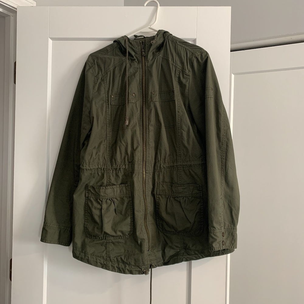 Kenneth Cole Reaction Olive Green Utility Jacket